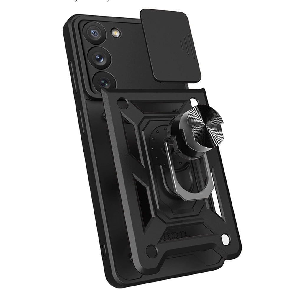 Hybrid Armor Camshield etui do Samsung Galaxy S23+ na aparat czerwone – zdjęcie 8