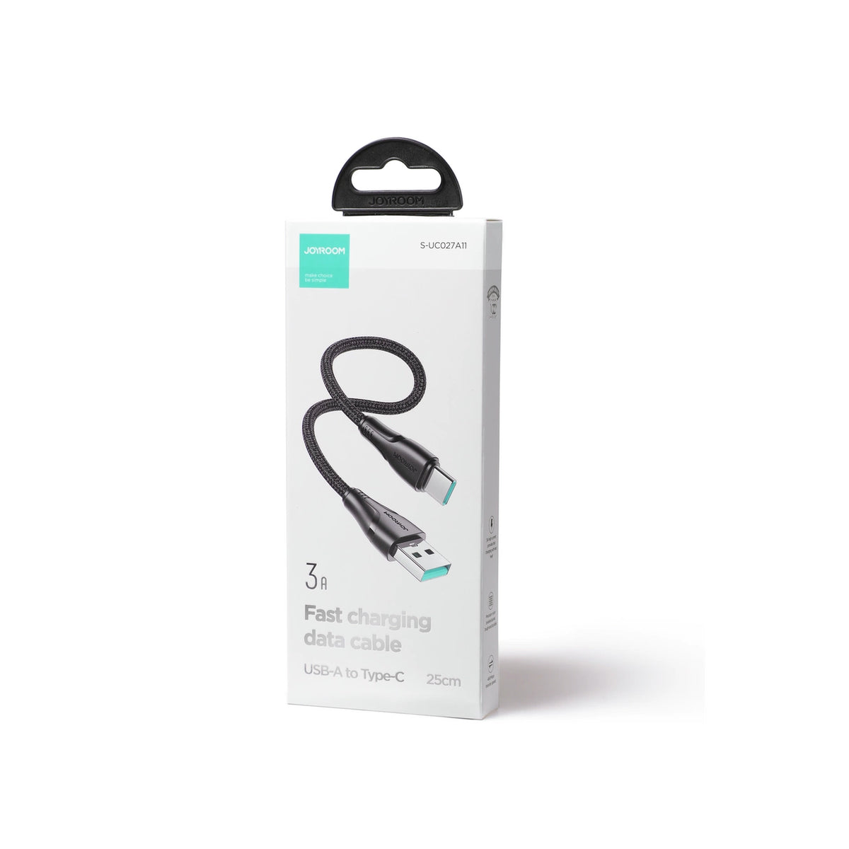 Kabel Joyroom Surpass Series A11 Lightning / USB-C 20W 0.25 m - czarny – zdjęcie 2