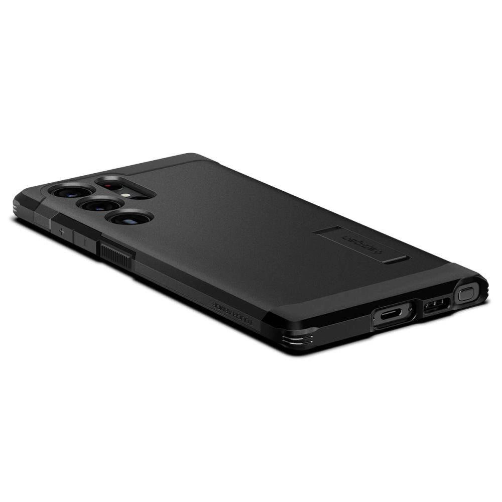 Etui Spigen Tough Armor na Samsung Galaxy S23 Ultra - czarne – zdjęcie 10
