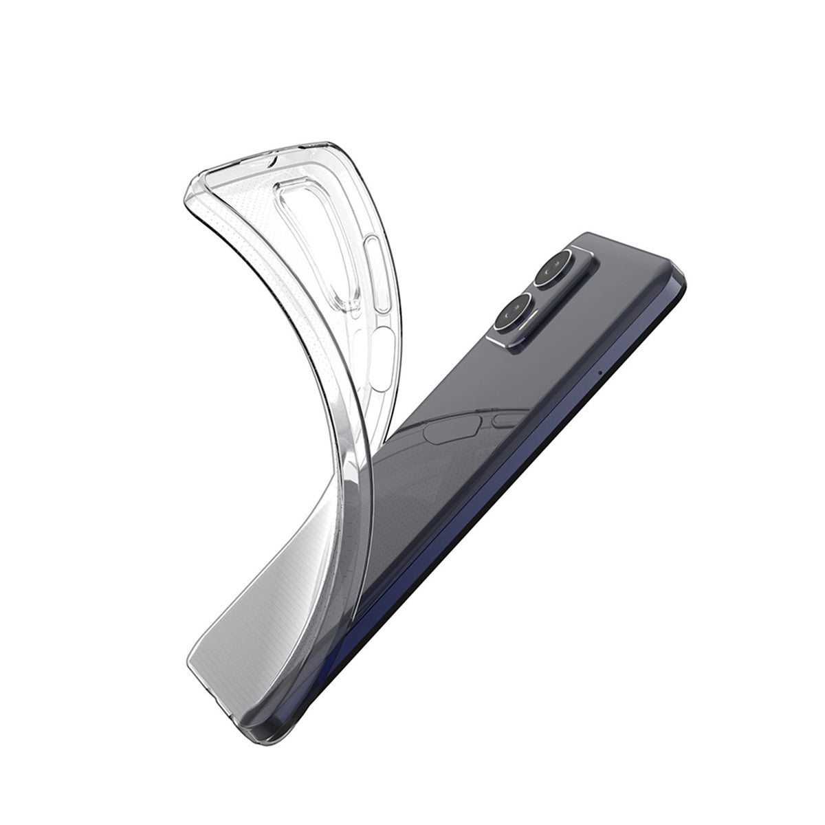 Ultra Clear 0.5mm do Motorola Moto G73 5G cienki pokrowiec przezroczyste – zdjęcie 2