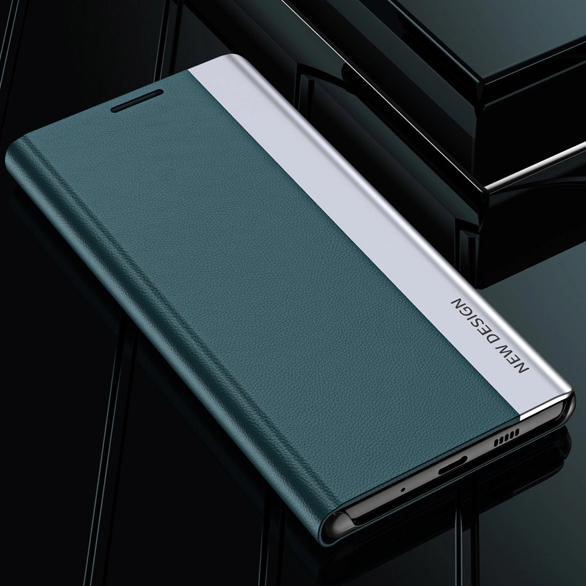 Sleep Case Pro etui do Xiaomi Redmi Note 12 Pro+ z klapką podstawka czarne – zdjęcie 3
