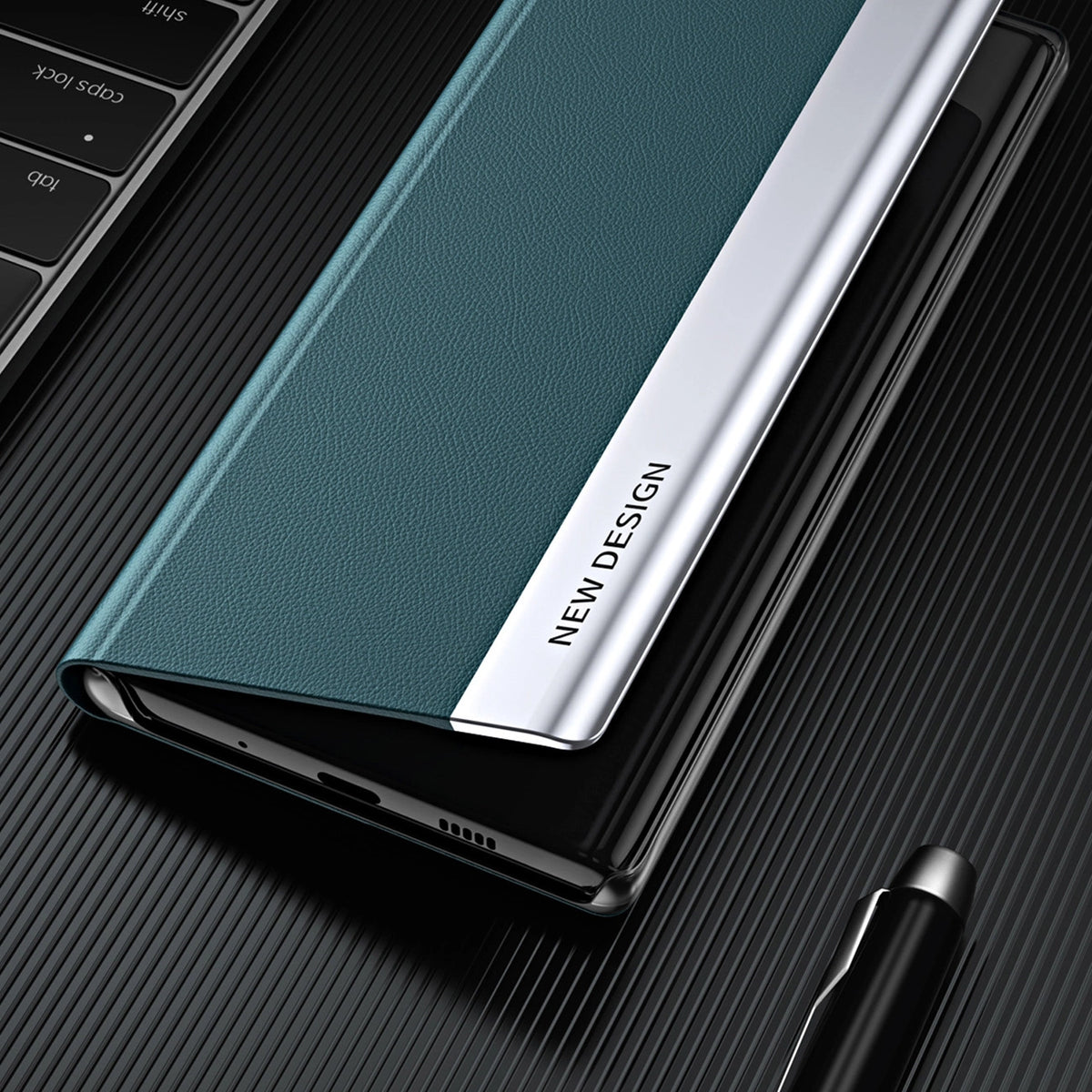 Sleep Case Pro etui do Xiaomi Redmi Note 12 Pro+ z klapką podstawka czarne – zdjęcie 5