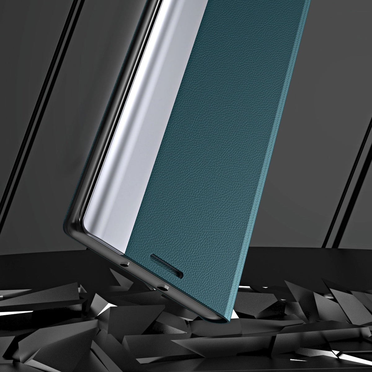 Sleep Case Pro etui do Samsung Galaxy A24 4G z klapką podstawka czarne – zdjęcie 8