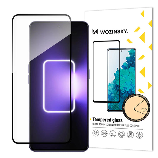 Wozinsky Full Glue Tempered Glass szkło na cały ekran z czarną ramką