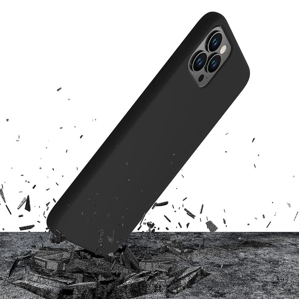 Etui 3mk Silicone Case na iPhone 11 Pro Max - czarne – zdjęcie 9