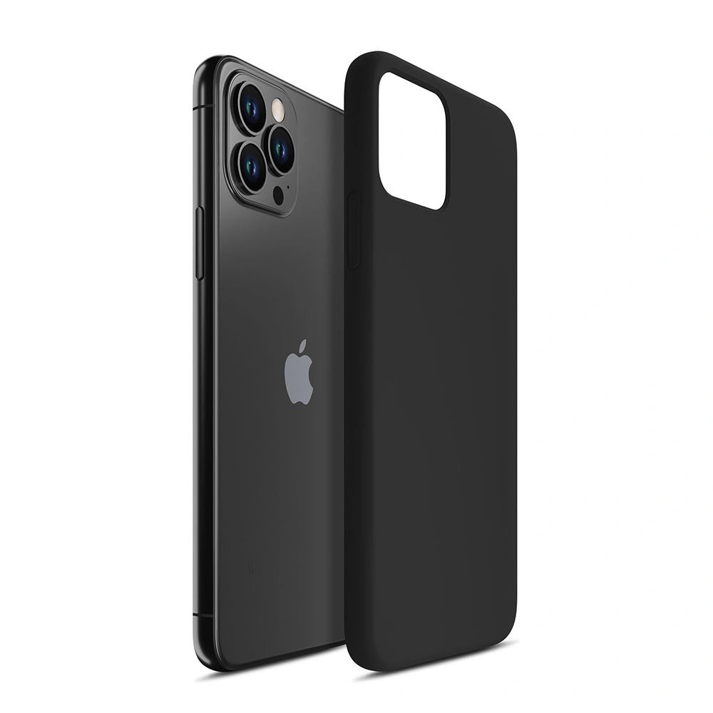 Etui 3mk Silicone Case na iPhone 11 Pro Max - czarne – zdjęcie 13