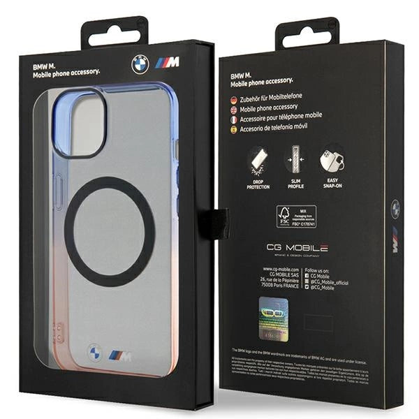 Etui BMW Gradient Bumper MagSafe na iPhone 14 - szare – zdjęcie 8