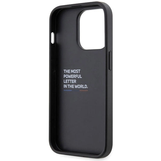 Etui BMW Grip Hot Stamp na iPhone 14 Pro Max - czarne