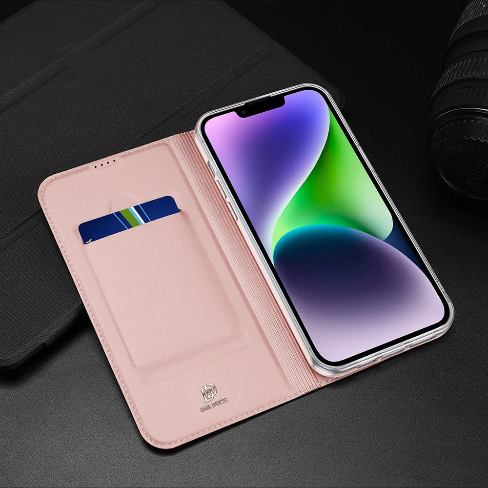 Etui do iPhone 15 Plus pokrowiec z klapką i portfelem Dux Ducis Skin Pro – zdjęcie 16