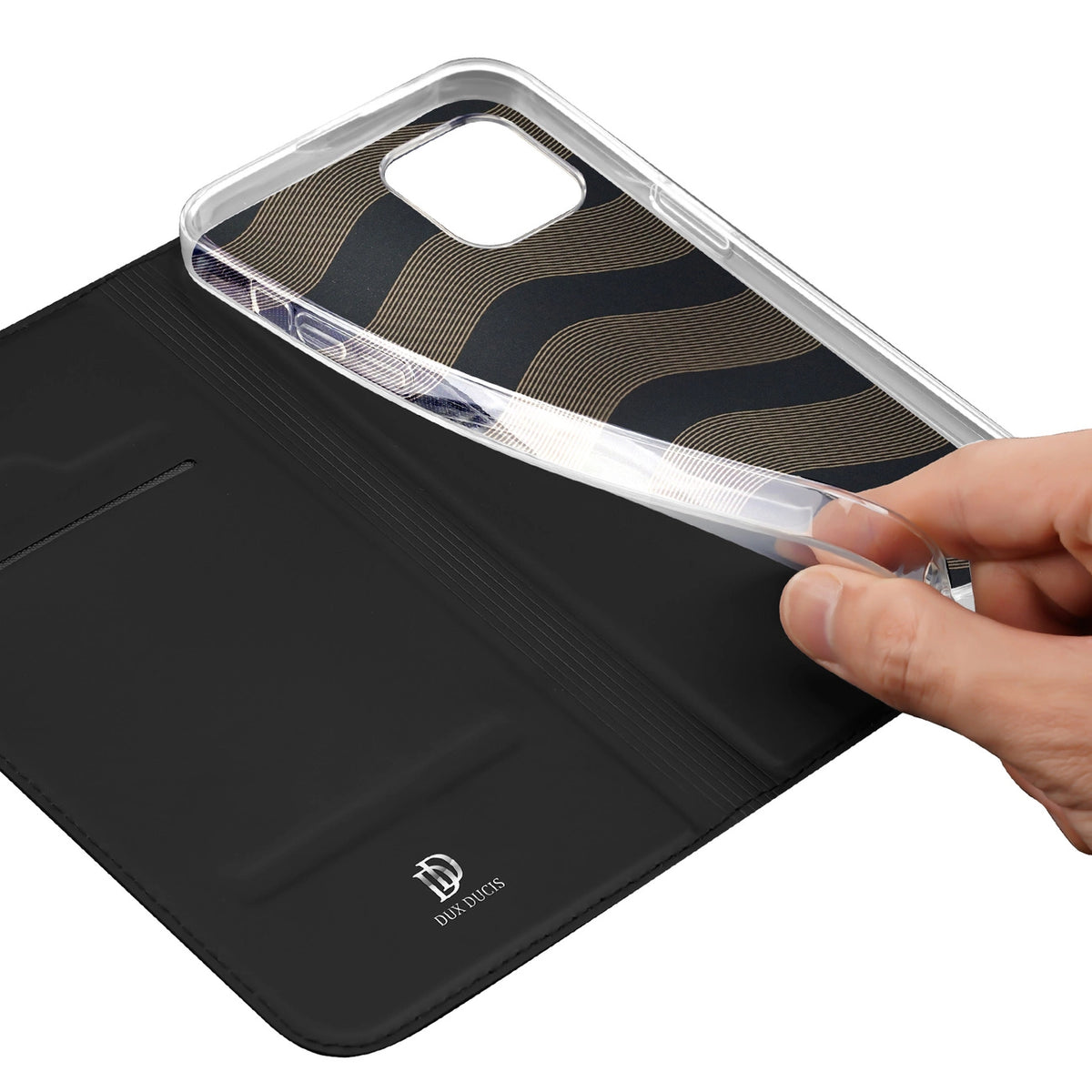 Etui do iPhone 15 Plus pokrowiec z klapką i portfelem Dux Ducis Skin Pro – zdjęcie 7