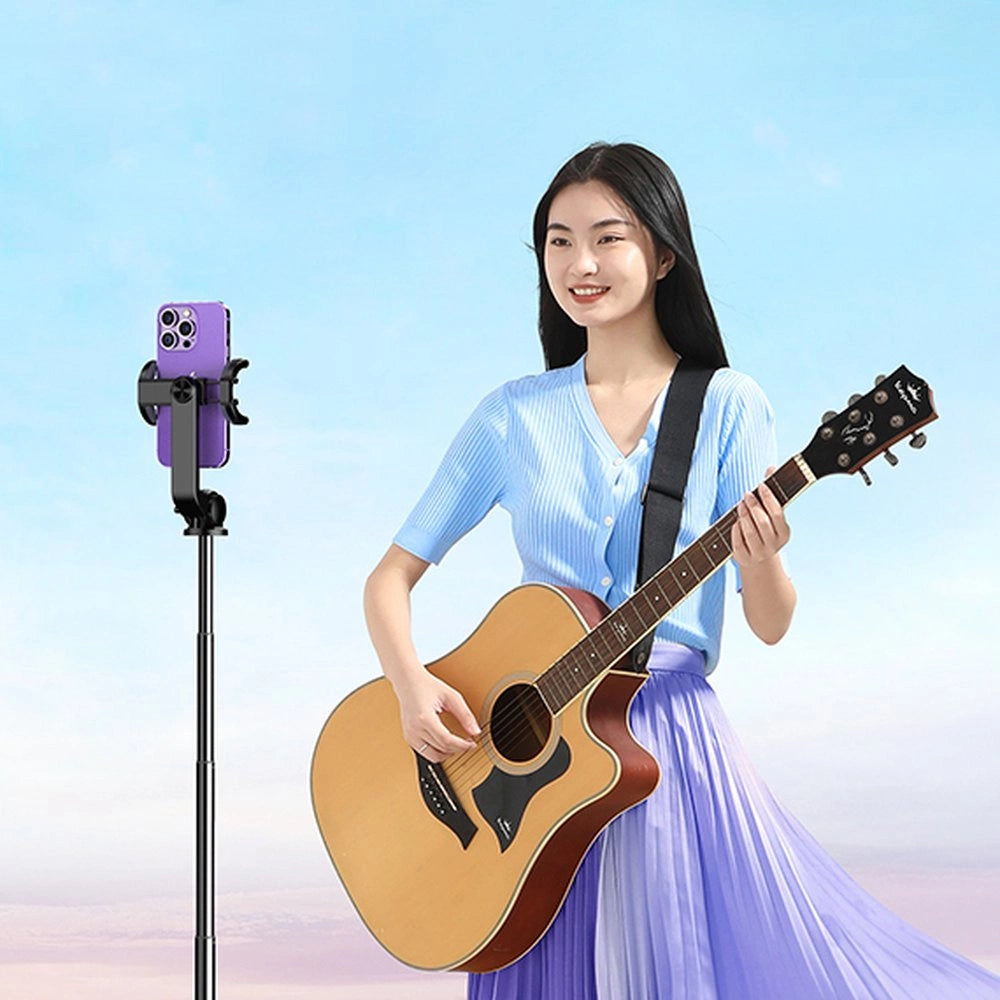 Selfie stick Ugreen LP586 statyw teleskopowy z pilotem Bluetooth - czarny – zdjęcie 9