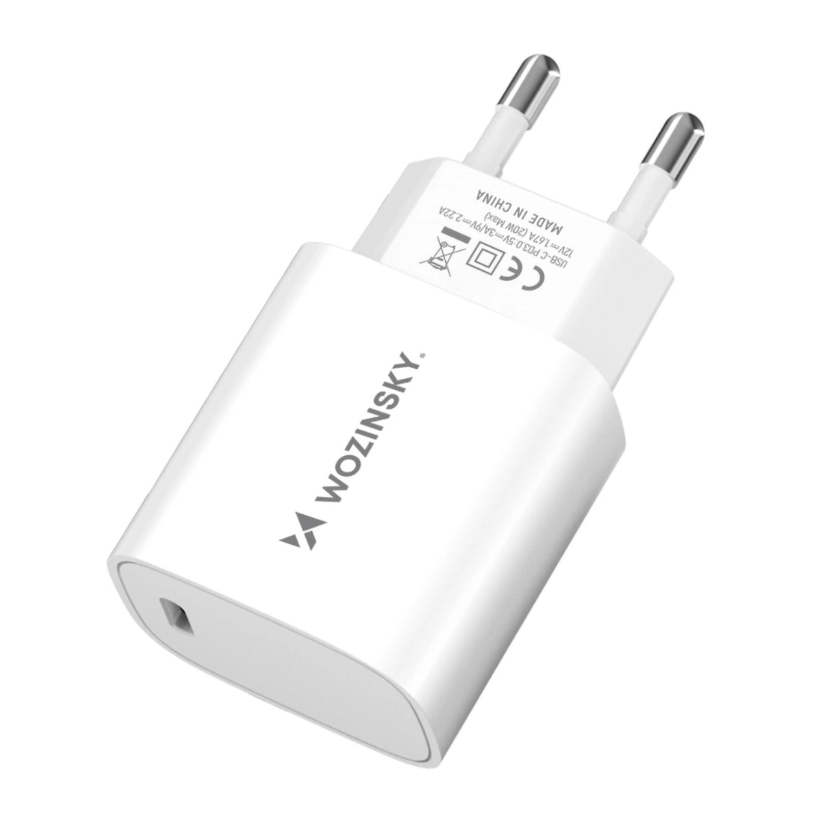 Ładowarka sieciowa Wozinsky WGWCCW 20W USB-C - biała – zdjęcie 3