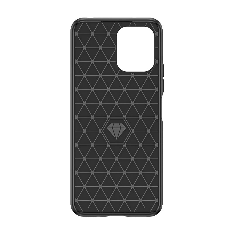 Elastyczne etui wzór karbon do Xiaomi Redmi 12 Carbon Case - czarne – zdjęcie 5