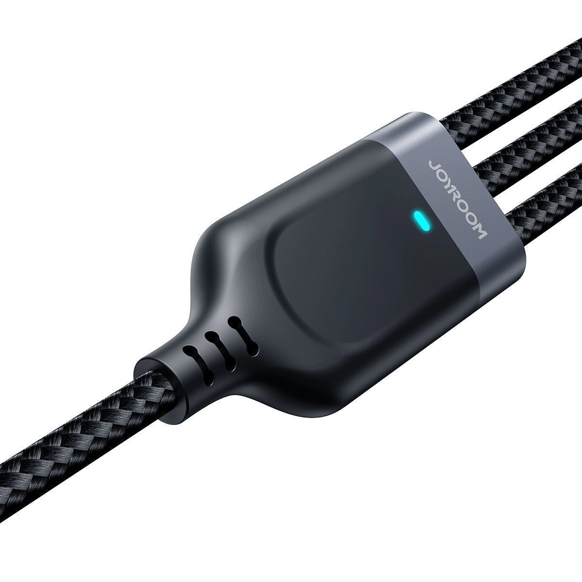 Kabel Joyroom Multi-Use Series S-A18 3w1 USB-A - Lightning - czarny – zdjęcie 2