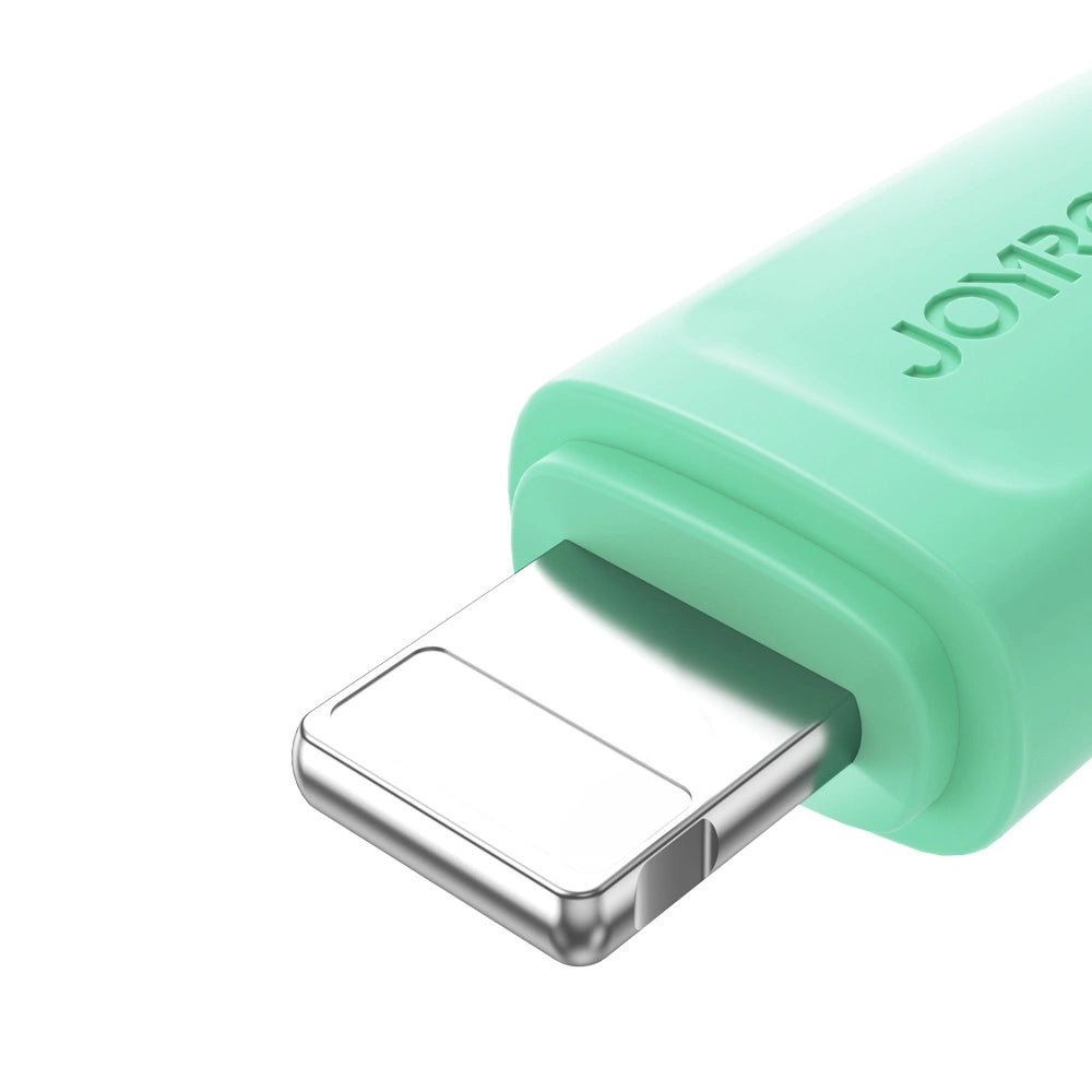 Kabel Joyroom Multi-Color Series S-A34 USB-A / Lightning 3A 1m - zielony – zdjęcie 7