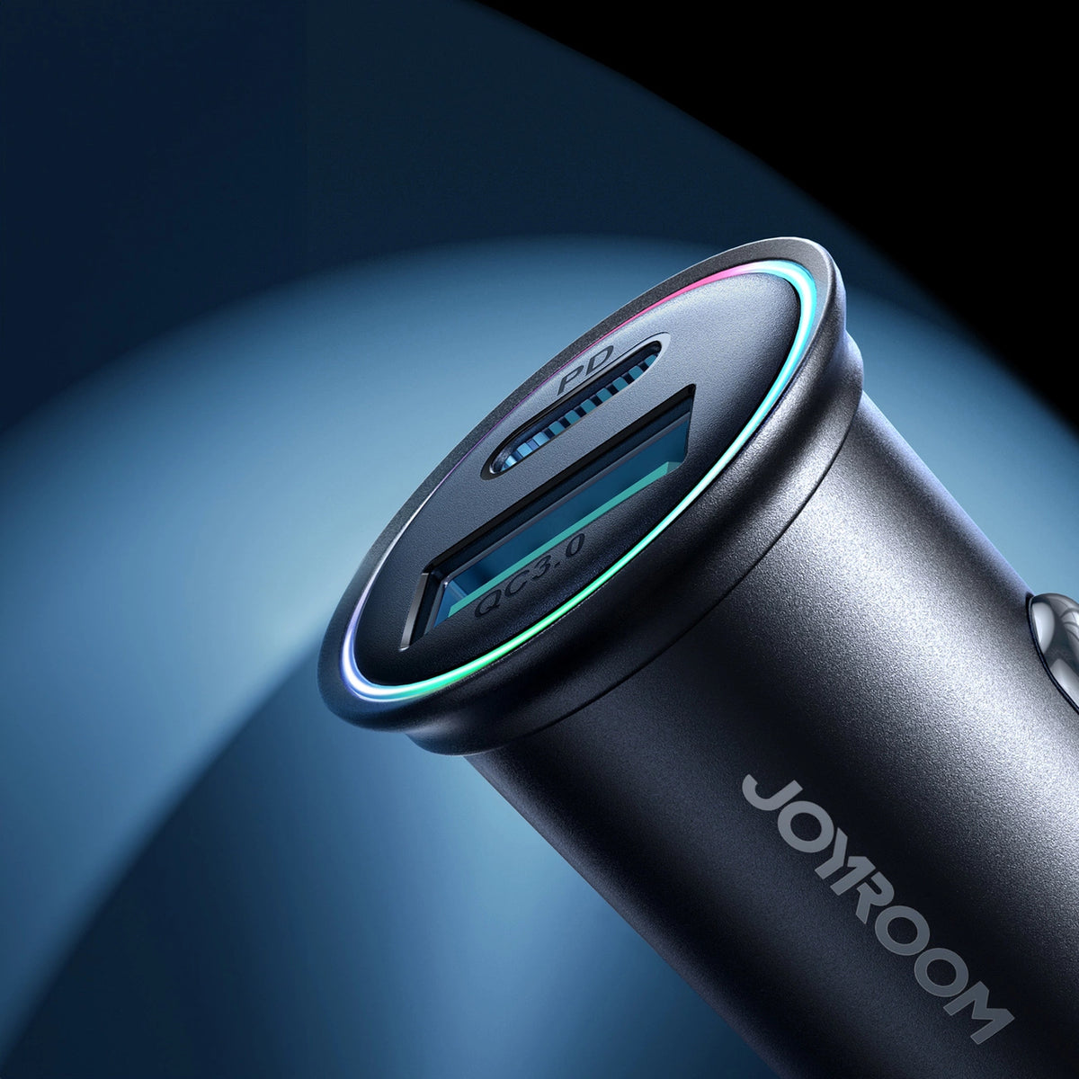 Mini ładowarka Joyroom JR-CCN04 60W USB-A USB-C - czarna – zdjęcie 7