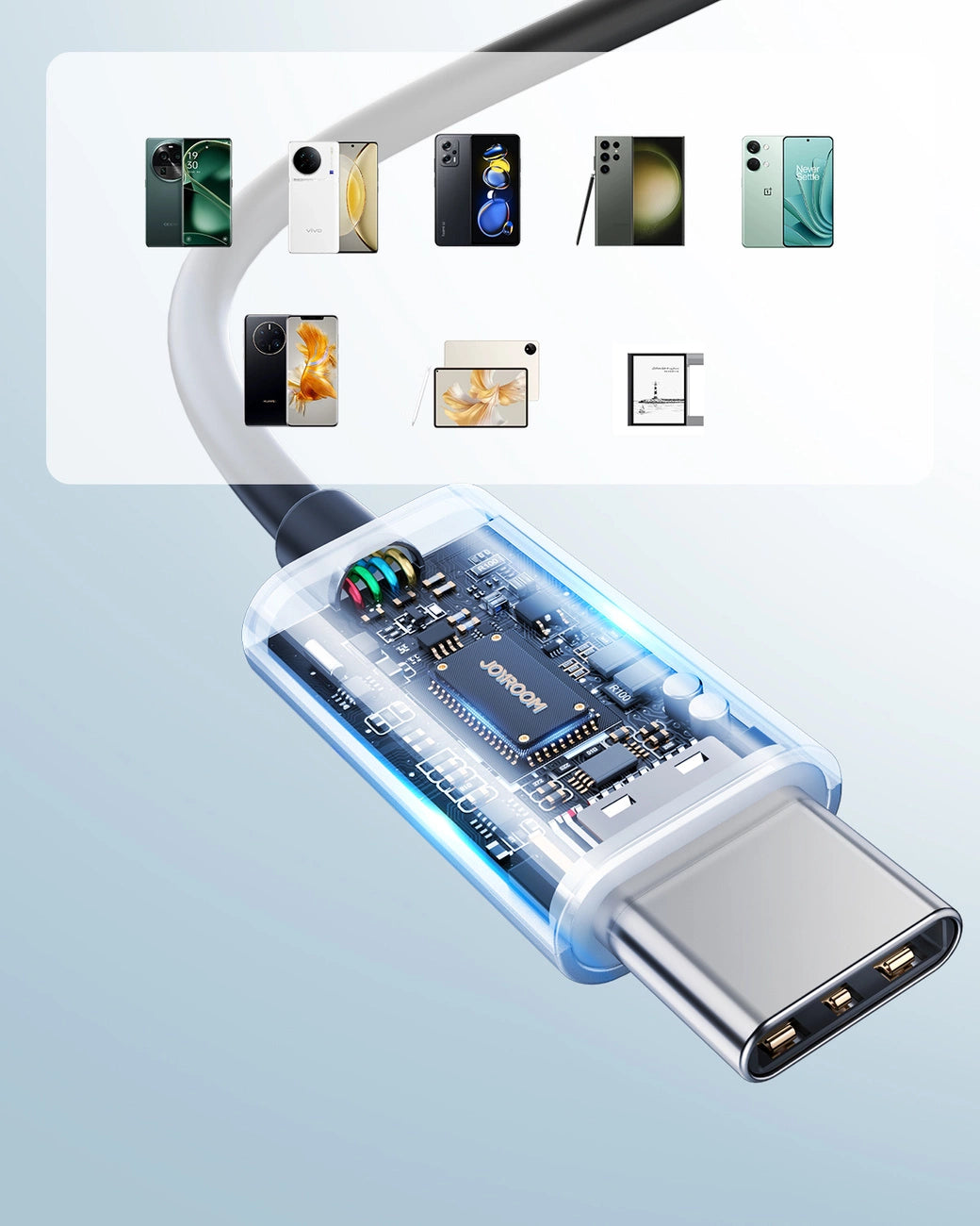 Słuchawki douszne USB-C Joyroom TYPE-C Series JR-EC07 metalowe - czarne – zdjęcie 9