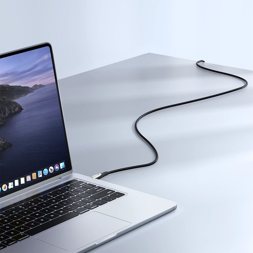 Kabel Joyroom Star-Light Series SA27-CC5 USB-C / USB-C 100W 1.2m - czarny – zdjęcie 9