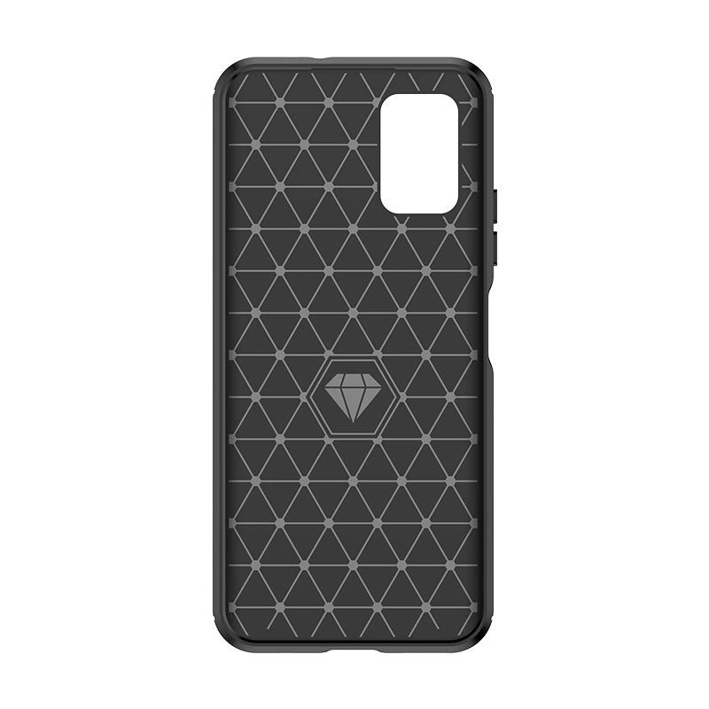Etui silikonowe Carbon Case do Nokia C300 - czarne – zdjęcie 4