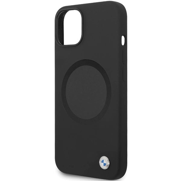 Etui BMW Signature Liquid Silicone MagSafe na iPhone 14 - czarne – zdjęcie 6