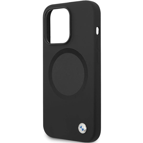 Etui BMW Signature Liquid Silicone MagSafe na iPhone 14 Pro Max - czarne – zdjęcie 6