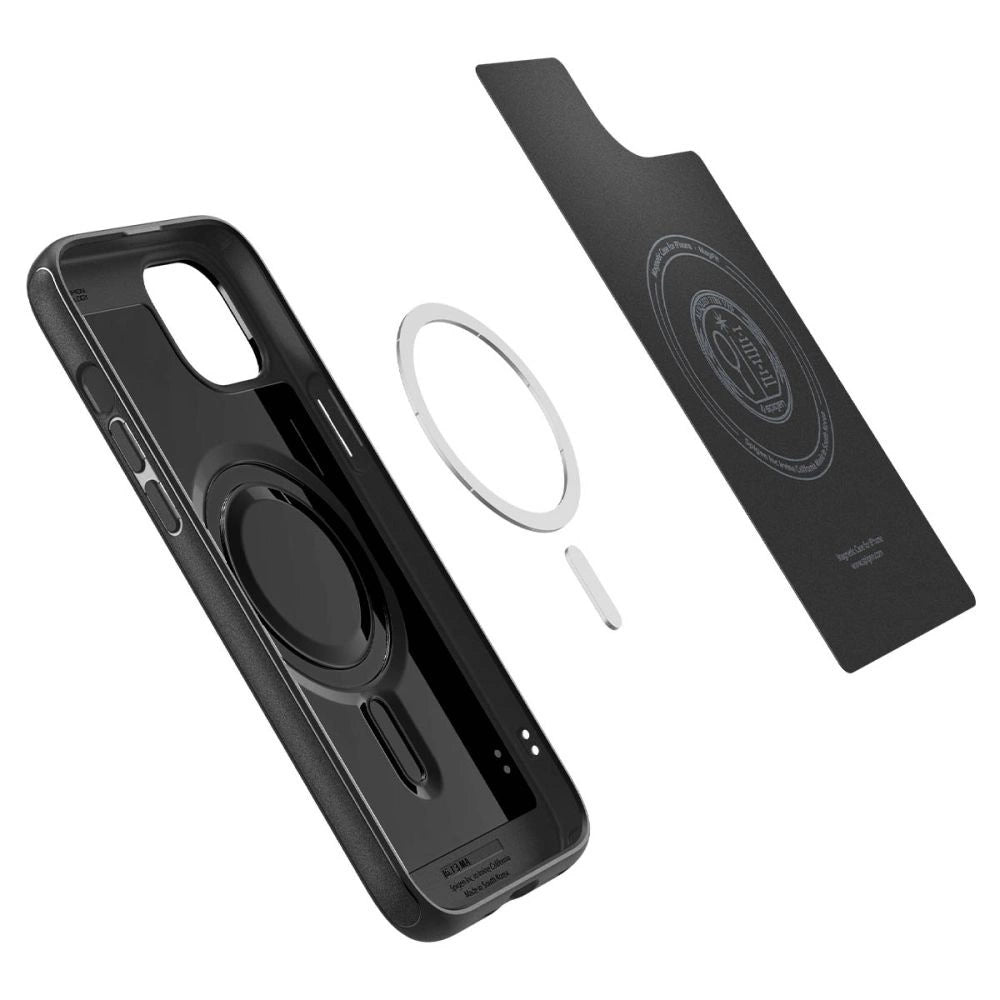 Etui Spigen Mag Armor MagSafe na iPhone 15 - czarny mat – zdjęcie 8