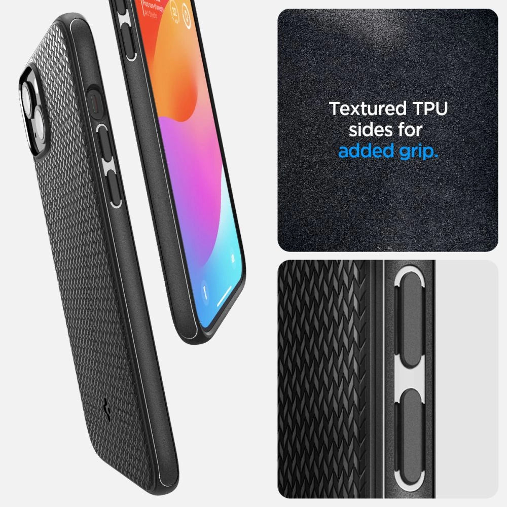 Etui Spigen Mag Armor MagSafe na iPhone 15 - czarny mat – zdjęcie 9