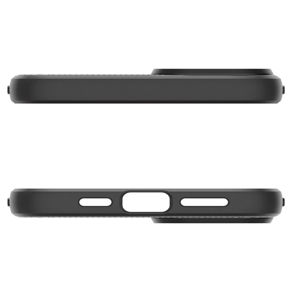 Etui Spigen Liquid Air na iPhone 15 - czarny mat – zdjęcie 6