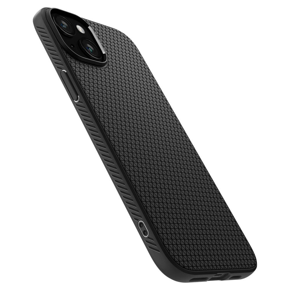 Etui Spigen Liquid Air na iPhone 15 - czarny mat – zdjęcie 9