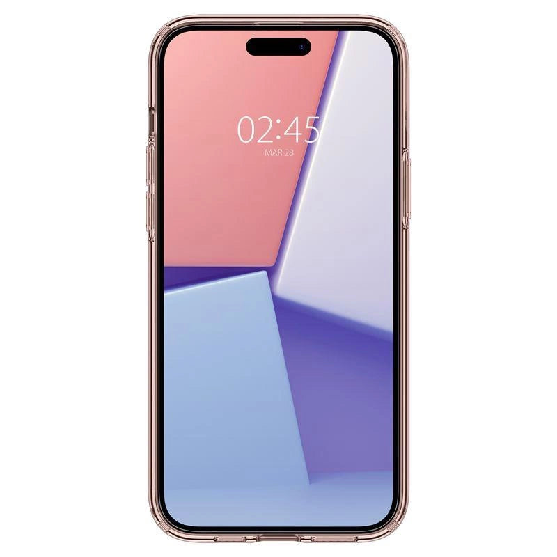 Etui Spigen Crystal Flex na iPhone 15 Plus - różowo-przezroczyste – zdjęcie 6