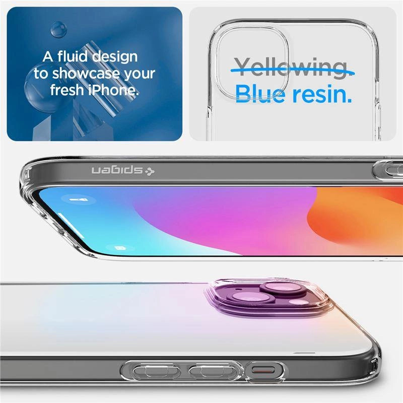 Etui Spigen Crystal Flex na iPhone 15 Plus - przezroczyste – zdjęcie 3
