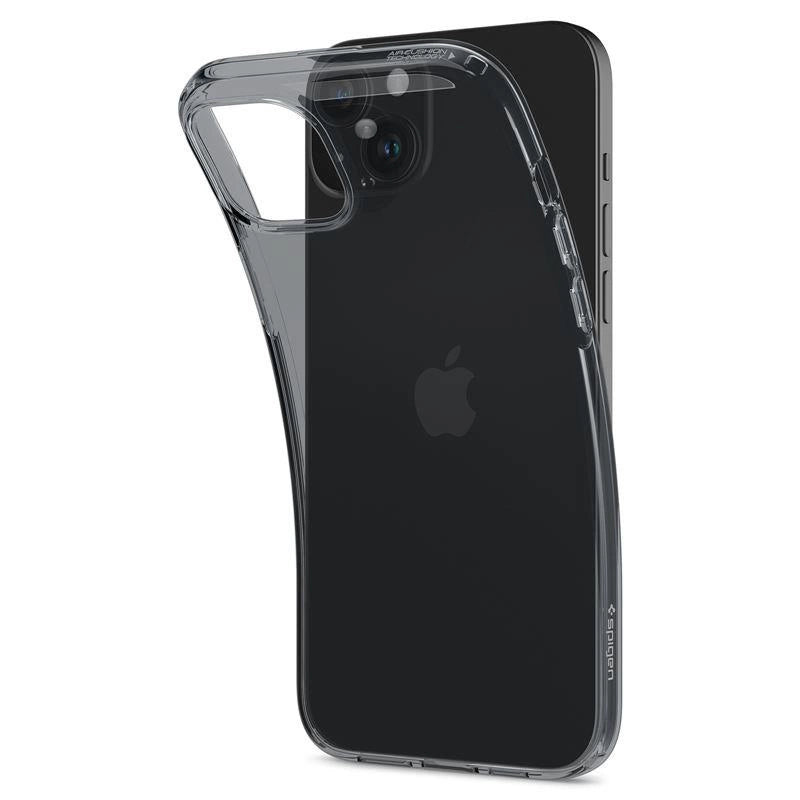 Etui Spigen Crystal Flex na iPhone 15 Plus - szaro-przezroczyste – zdjęcie 12