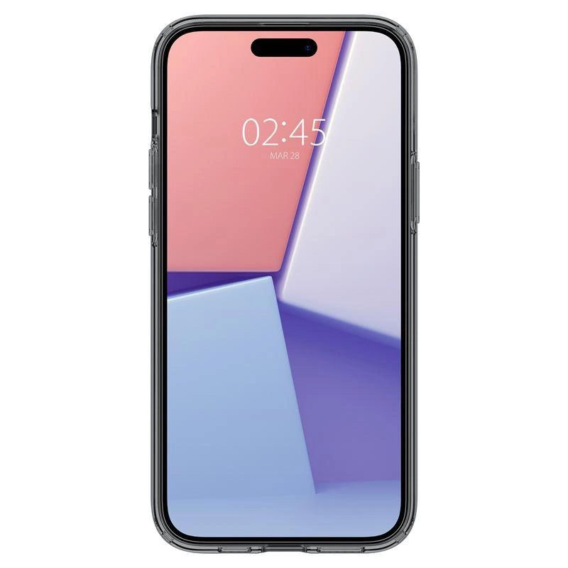 Etui Spigen Crystal Flex na iPhone 15 Plus - szaro-przezroczyste – zdjęcie 3