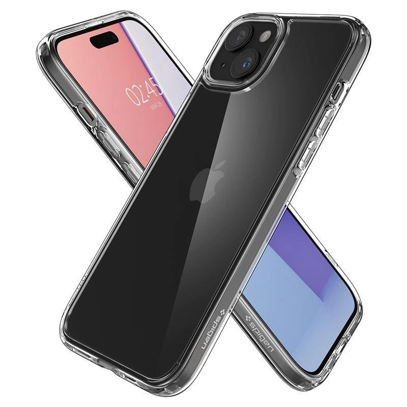 Etui Spigen Crystal Hybrid na iPhone 15 Plus - przezroczyste – zdjęcie 11