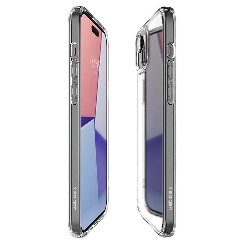 Etui Spigen Crystal Hybrid na iPhone 15 Plus - przezroczyste – zdjęcie 13
