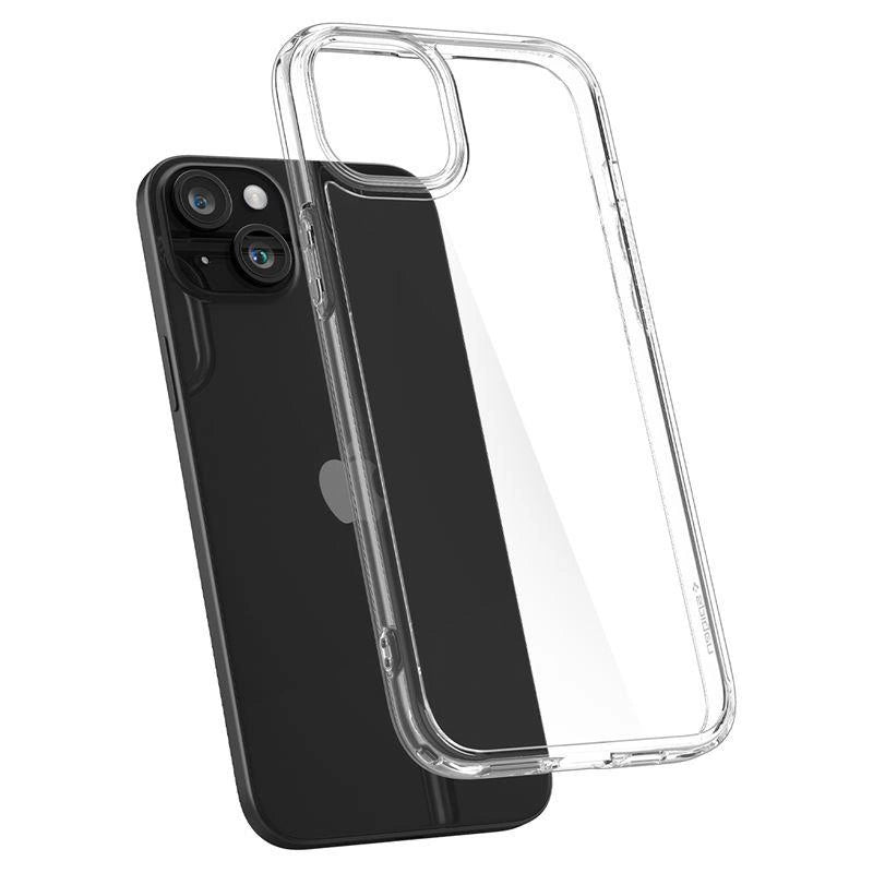 Etui Spigen Crystal Hybrid na iPhone 15 Plus - przezroczyste – zdjęcie 14