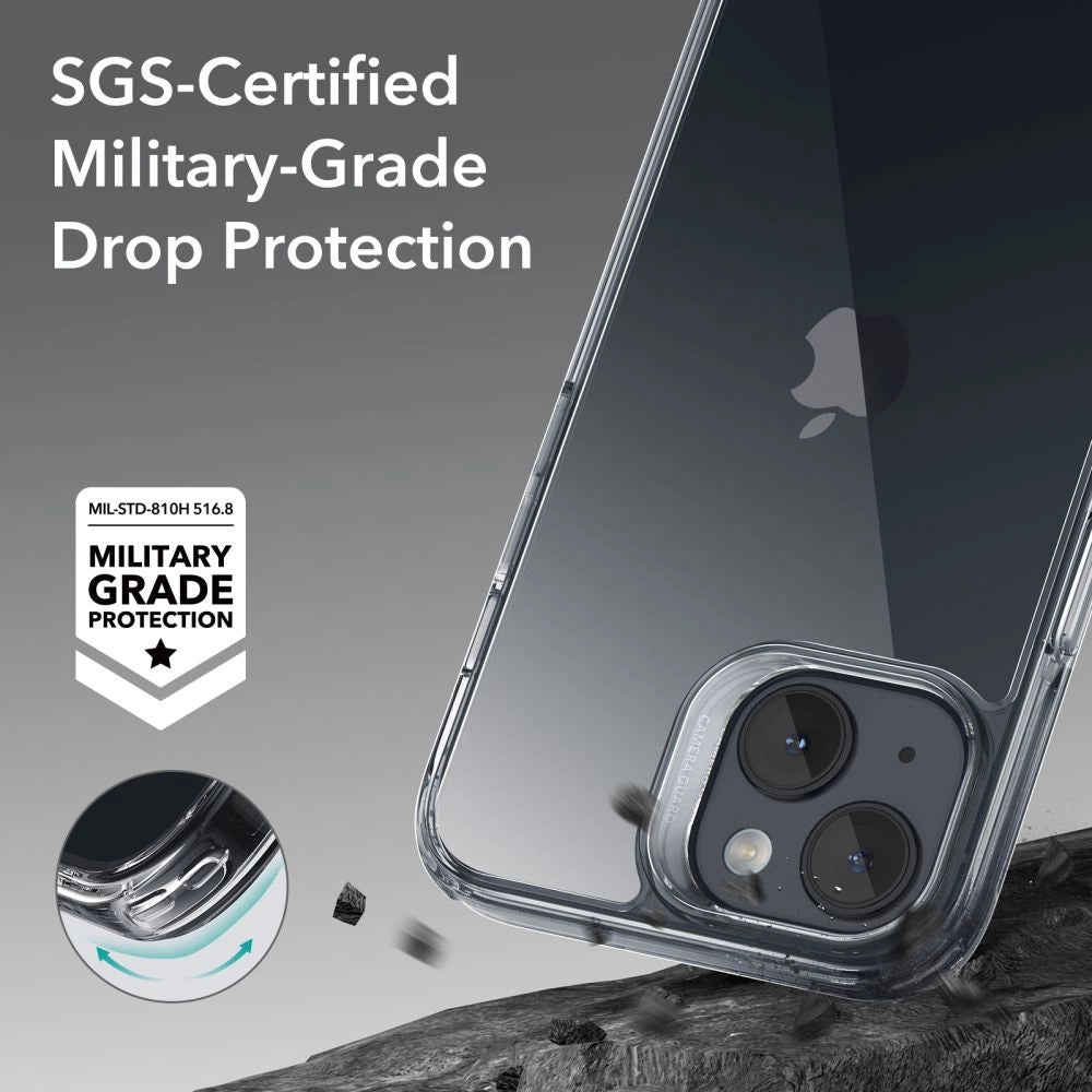 Etui ESR Ice Shield na iPhone 15 Plus - przezroczyste – zdjęcie 6