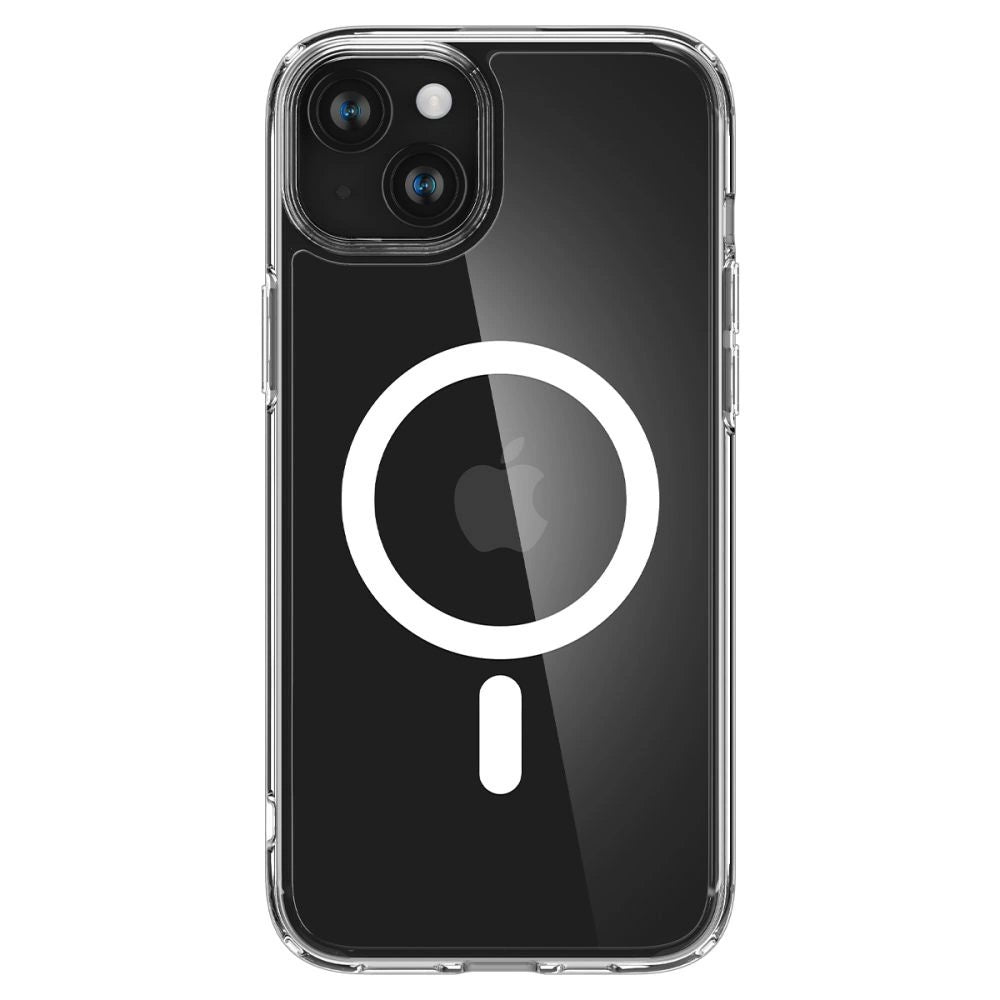 Etui Spigen Ultra Hybrid Mag z MagSafe na iPhone 15 - białe – zdjęcie 2
