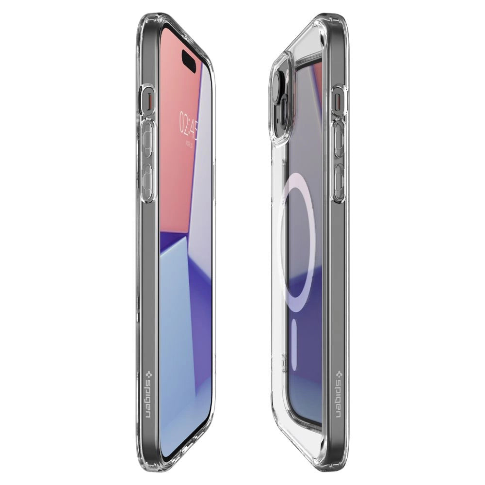 Etui Spigen Ultra Hybrid Mag z MagSafe na iPhone 15 - białe – zdjęcie 8