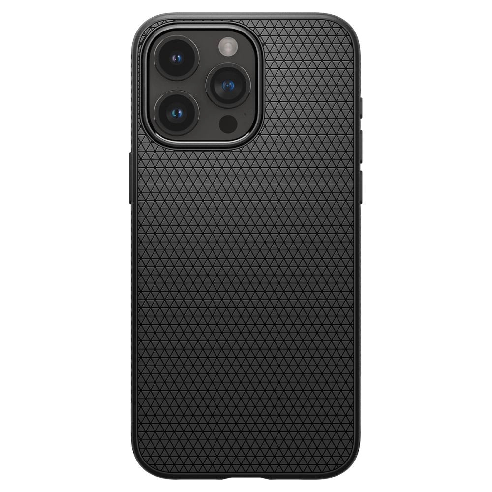 Etui Spigen Liquid Air na iPhone 15 Pro - czarny mat – zdjęcie 2