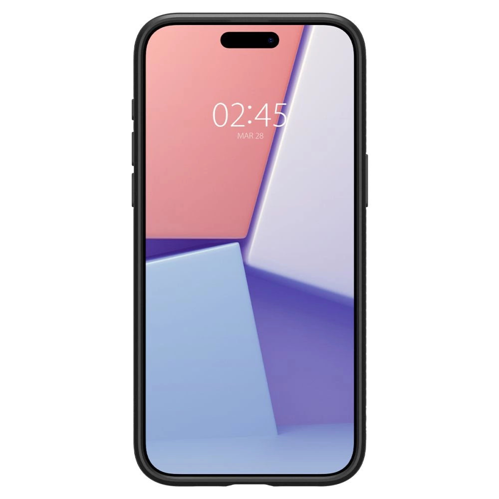 Etui Spigen Liquid Air na iPhone 15 Pro - czarny mat – zdjęcie 3