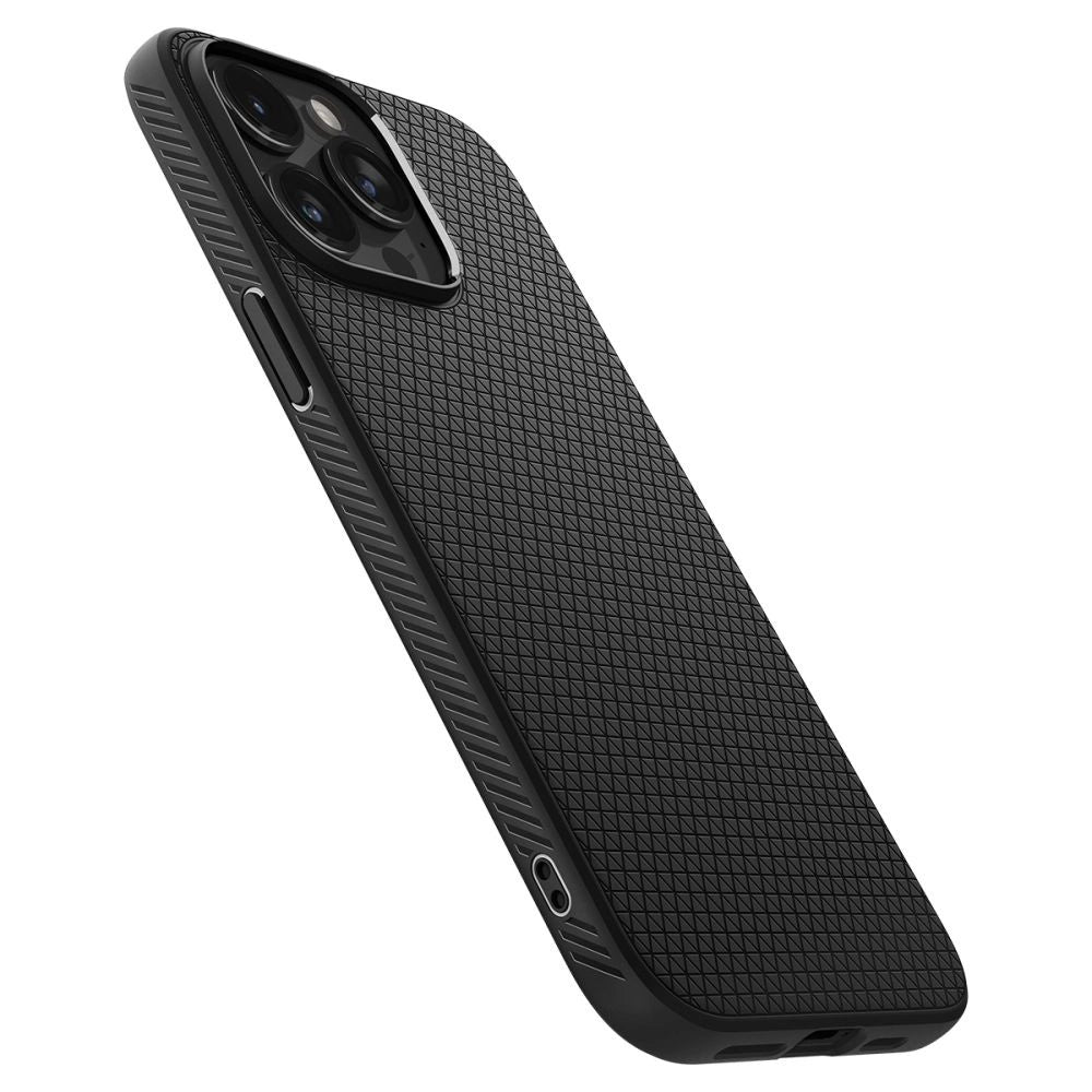 Etui Spigen Liquid Air na iPhone 15 Pro - czarny mat – zdjęcie 9
