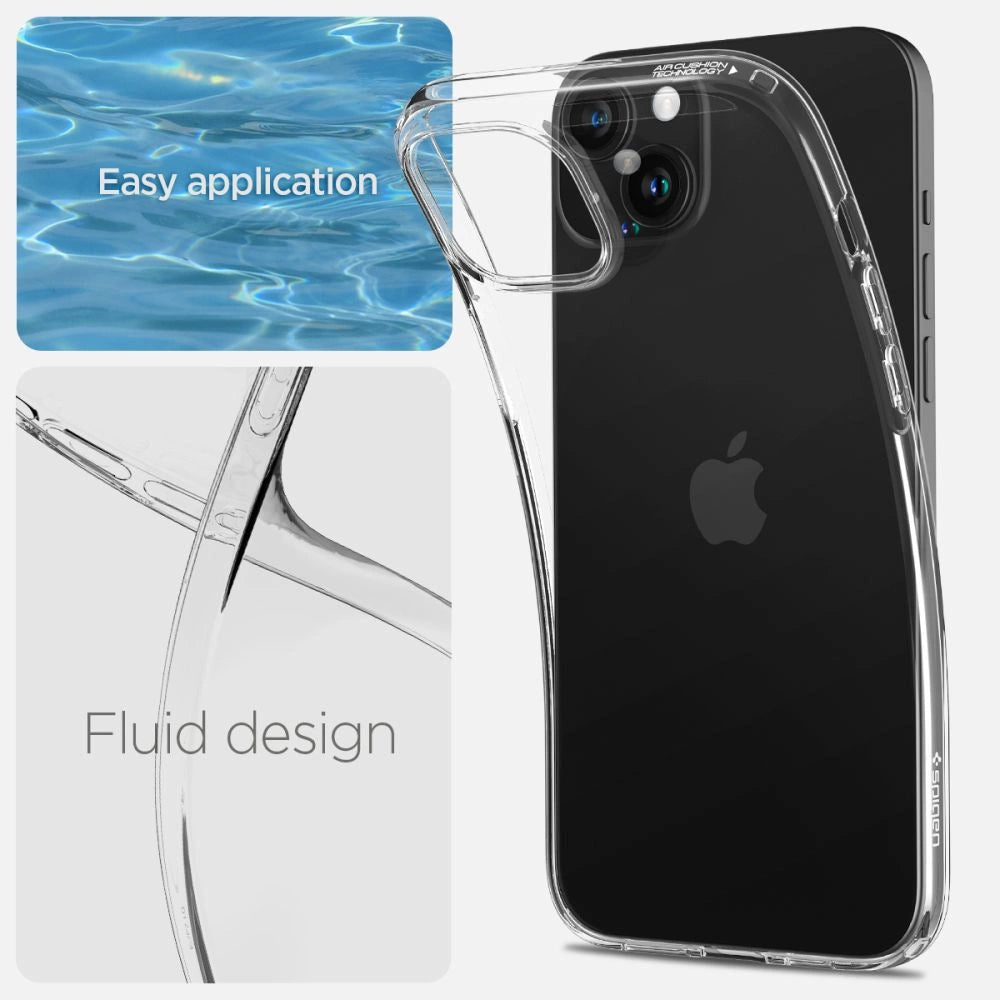 Etui Spigen Liquid Crystal na iPhone 15 Plus - przezroczyste – zdjęcie 10