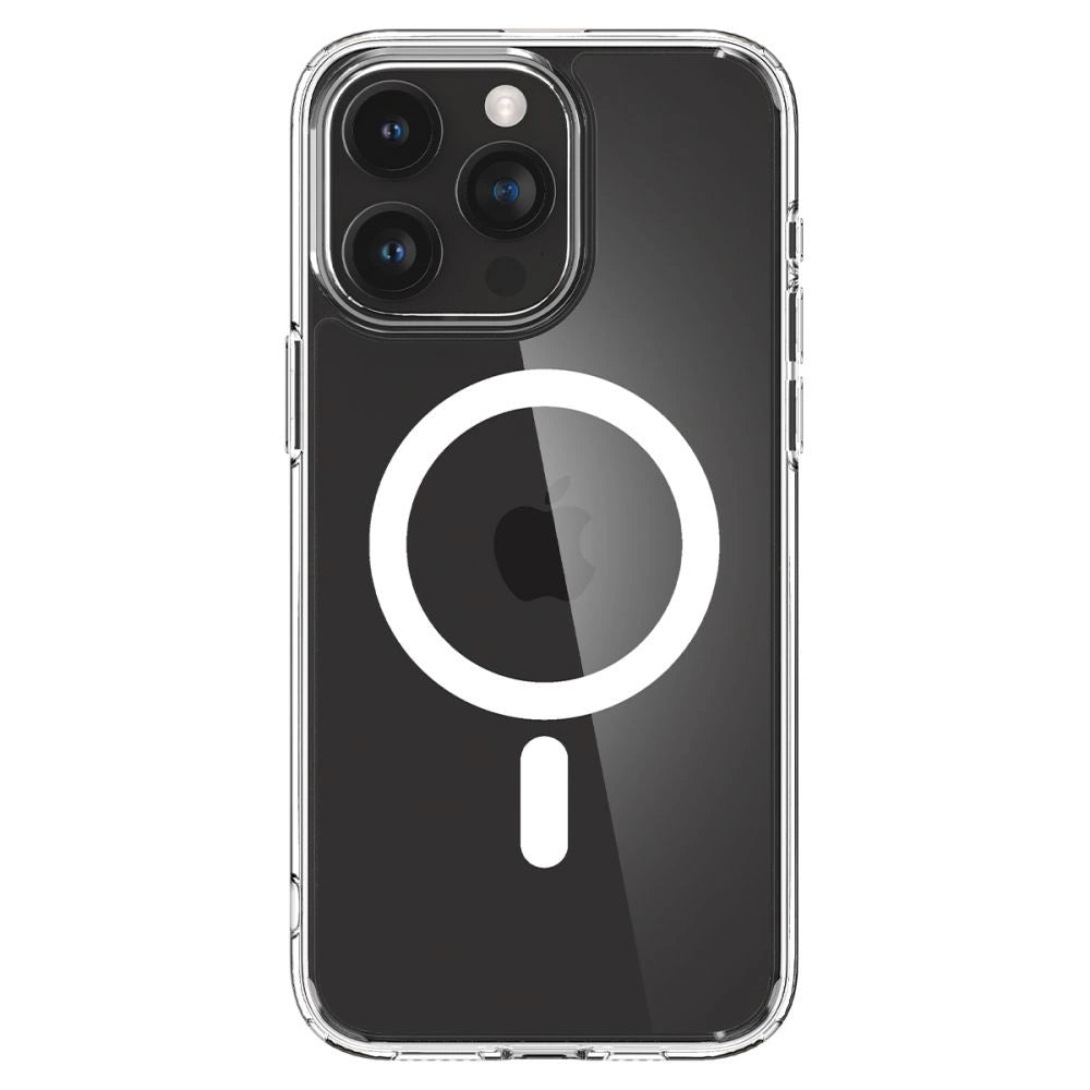 Etui Spigen Ultra Hybrid Mag z MagSafe na iPhone 15 Pro Max - białe – zdjęcie 2