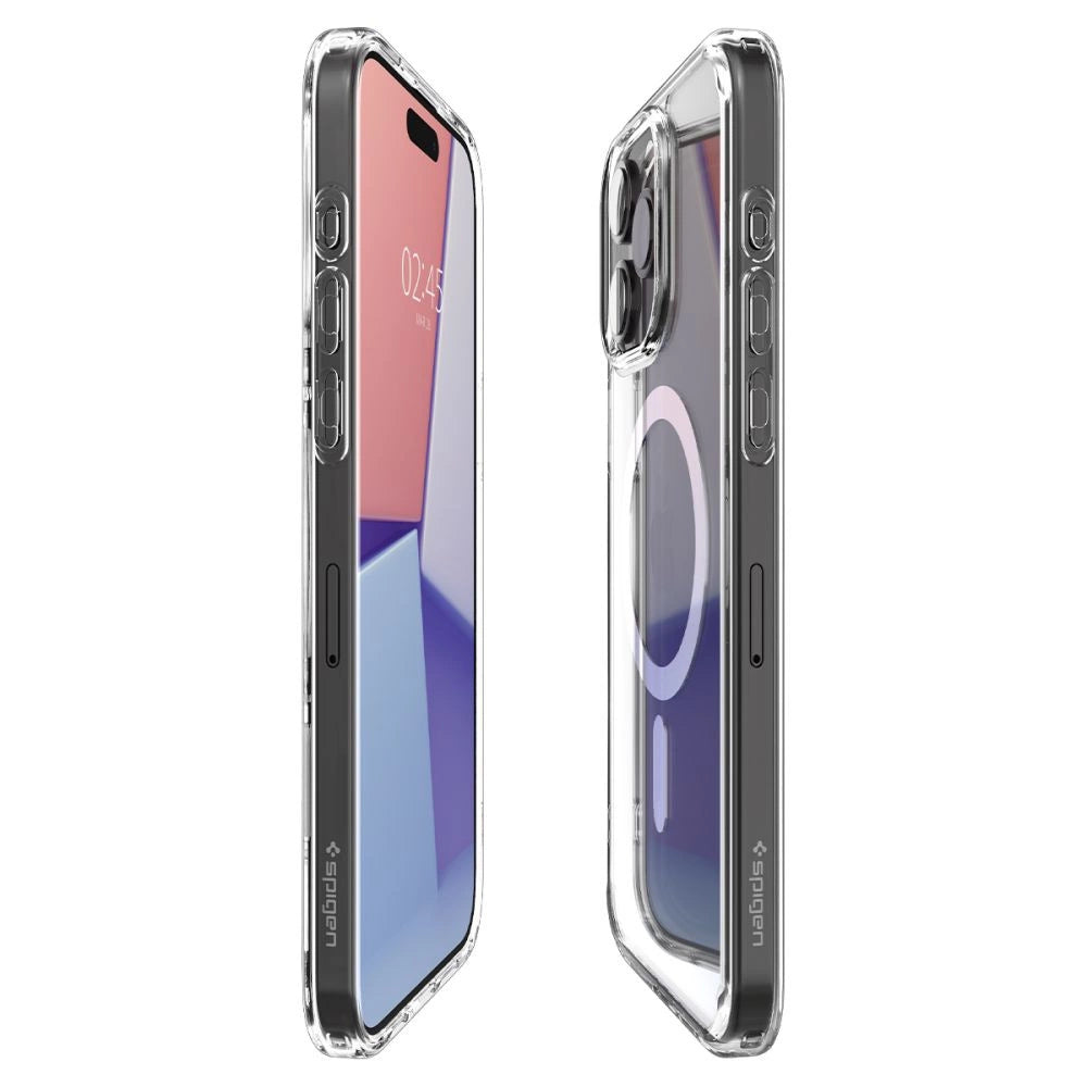 Etui Spigen Ultra Hybrid Mag z MagSafe na iPhone 15 Pro Max - białe – zdjęcie 9