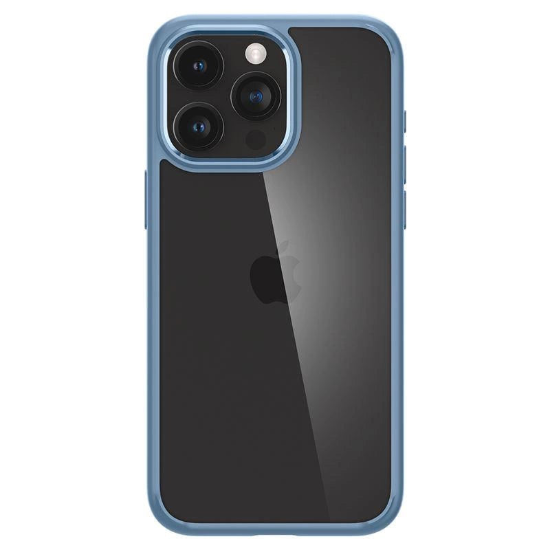 Etui Spigen Crystal Hybrid na iPhone 15 Pro Max - przezroczysto-niebieskie – zdjęcie 9