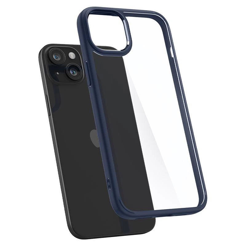 Etui Spigen Crystal Hybrid na iPhone 15 Plus - przezroczysto-niebieskie – zdjęcie 9