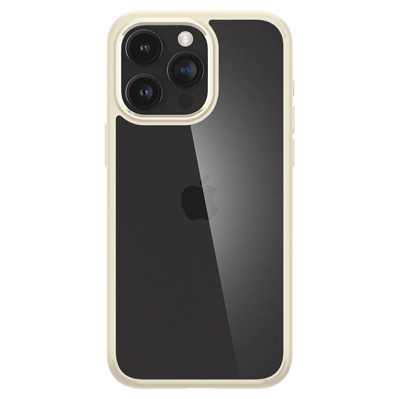 Etui Spigen Crystal Hybrid na iPhone 15 Pro Max - przezroczysto-beżowe – zdjęcie 7