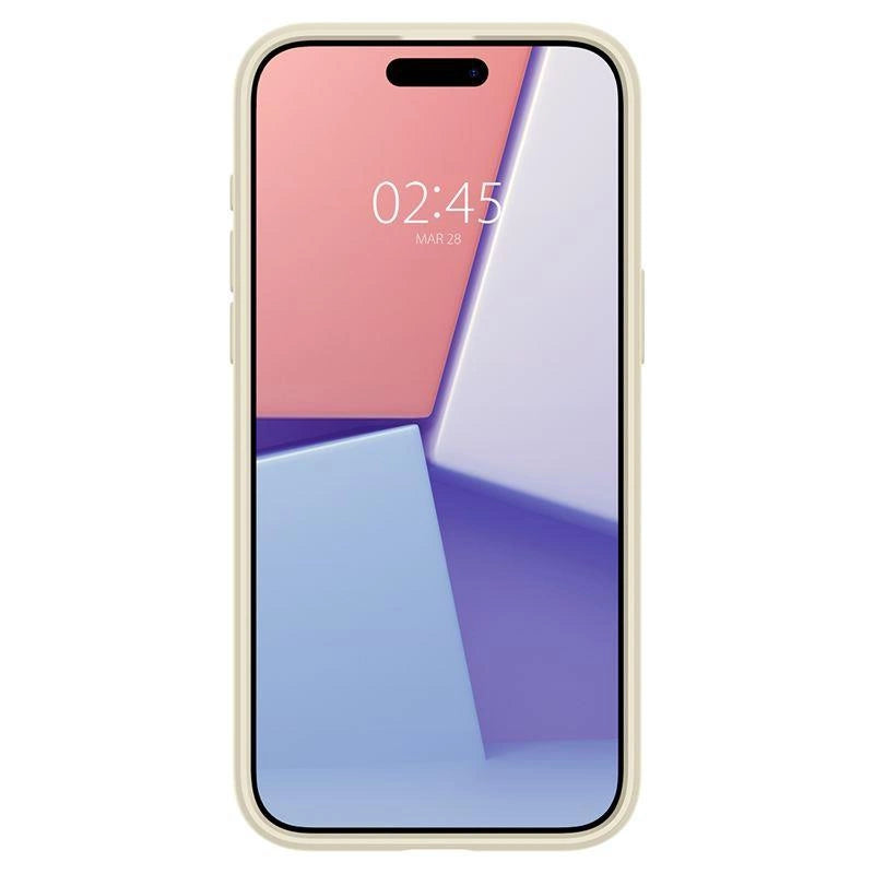 Etui Spigen Crystal Hybrid na iPhone 15 Pro Max - przezroczysto-beżowe – zdjęcie 8