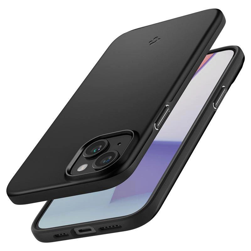 Etui Spigen Thin Fit na iPhone 15 - czarne – zdjęcie 14
